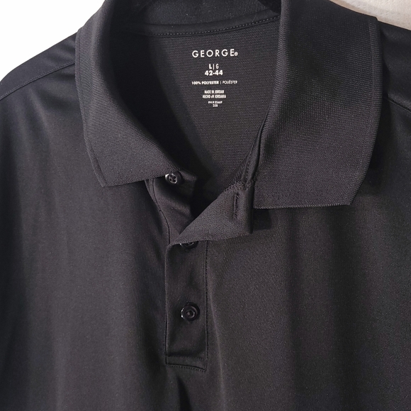 Solid Black Polo Shirt - Picture 4 of 5